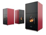 Пелетна камина с водна риза Eco Spar NOVA 25 kW бордо