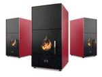 Пелетна камина с водна риза EcoSpar NOVA 30 kW Бордо