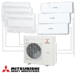 Мултисплит система Mitsubishi Heavy Industries SCM125ZM-S - външно тяло